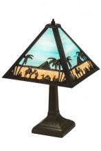 Meyda Green 188316 - 16" High Camel Mission Accent Lamp