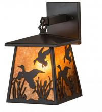 Meyda Green 190759 - 7" Wide Ducks in Flight Wall Sconce