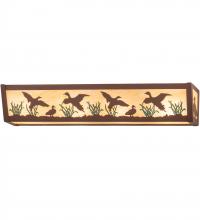Meyda Green 201030 - 24" Wide Ducks in Flight Vanity Light