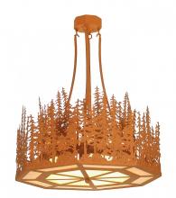 Meyda Green 23734 - 30"W Pine Lake Inverted Pendant