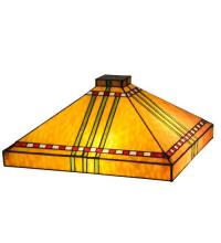 Meyda Green 23842 - 17" Square Prairie Corn Shade