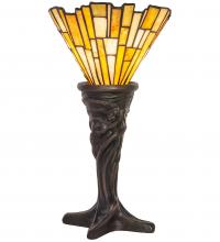 Meyda Green 244880 - 16" High Delta Jadestone Mini Lamp