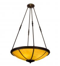 Meyda Green 247453 - 32" Wide Commerce Semi-Flushmount