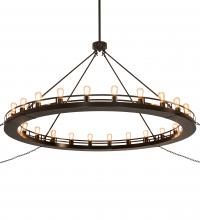 Meyda Green 249013 - 72" Wide Barbury 24 Light Chandelier