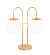 Meyda Green 254472 - 21" High Bola Deux 2 Light Table Lamp