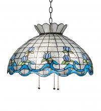 Meyda Green 26918 - 20" Wide Roseborder Pendant