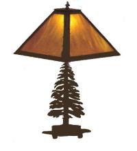 Meyda Green 29572 - 21" High Tall Pines Table Lamp