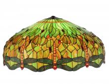 Meyda Green 30107 - 38" Wide Tiffany Hanginghead Dragonfly Shade