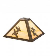 Meyda Green 30494 - 12" Square Ducks in Flight Shade