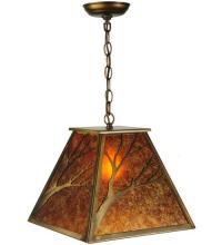 Meyda Green 30941 - 13" Square Branches Pendant