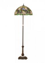 Meyda Green 65445 - 60" High Trillium & Violet Floor Lamp