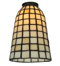 Meyda Green 67039 - 5"W Geometric Beige Shade