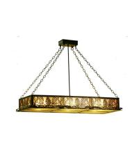 Meyda Green 67095 - 48"L Mountain Pine Oblong Inverted Pendant