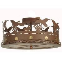 Meyda Green 81507 - 16" Wide Ducks in Flight Flushmount