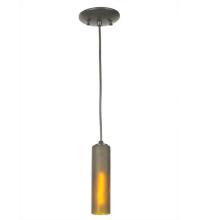 Meyda Green 99427 - 2"W Venice Frosted Green Wine Bottle Mini Pendant