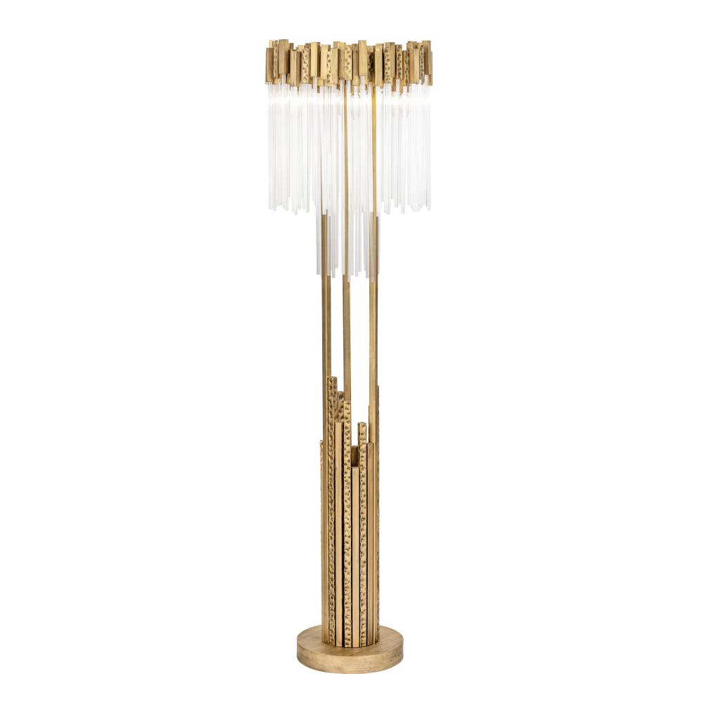 Matrix 6 Light Floor Lamp - Havana Gold
