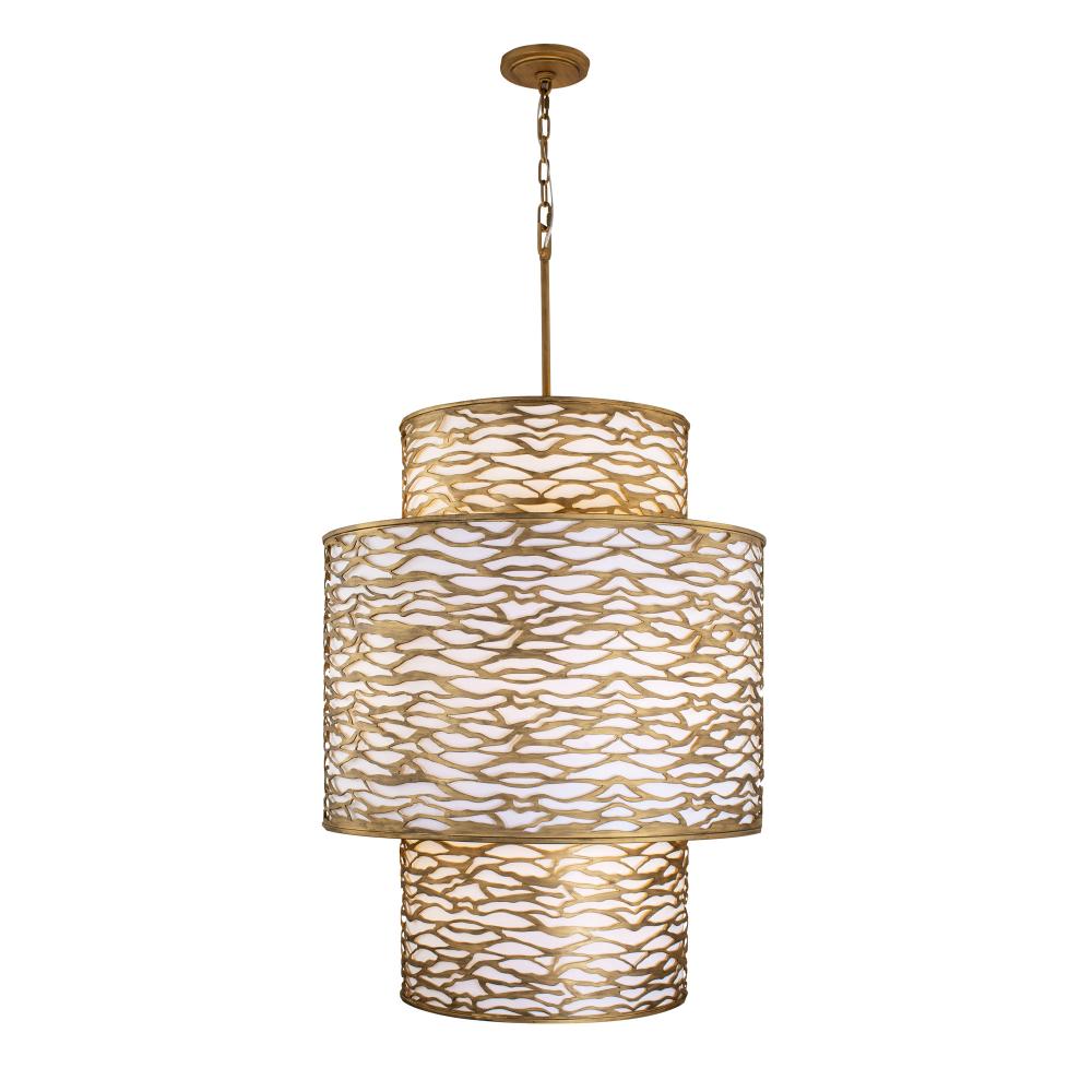 Kato 16 Light 3-Tier Foyer - Havana Gold