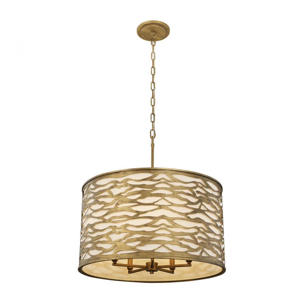 Kato 5 Light Pendant - Havana Gold