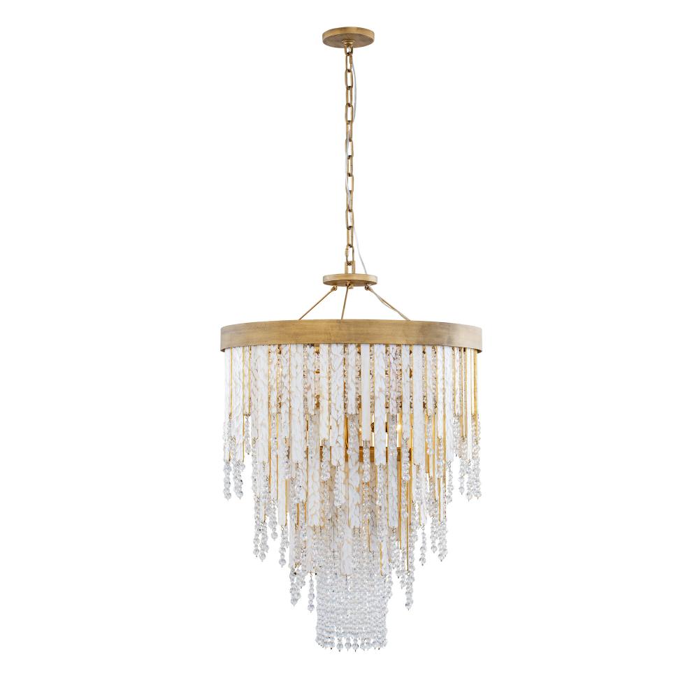Lafayette 7 Light Chandelier - Havana Gold