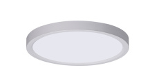 ASD Lighting ASD-MPR-7D15WH-EM - ASD LED Edge Lit Panel Round 7inch 15W 120V Triac 2700/3000/4000/5000/6000K with Battery Back-up 6W 