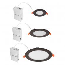 ASD Lighting ASD-JBR-4D12AC-BK - ASD LED Recessed Mini Panel Round 4inch 12W 120V Triac 2700/3000/3500/4000/5000K Black UL