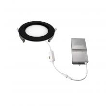 ASD Lighting ASD-JBRB-MV-6D15BK - ASD LED Recessed Mini Panel Round 6inch 15W 120-277V 0-10V Dimmable 2700/3000/3500/4000/5000K with B