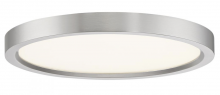 ASD Lighting ASD-MPR-9D18NK - ASD LED Edge Lit Panel Round 9 inch 18W 120V Triac 2700/3000/4000/5000/6000K Nickel ETL