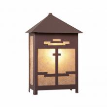 Avalanche Ranch Lighting M53276AL-29 - Hudson Sconce Large - Southwest - Almond Mica Shade - Copper Metallic (Antique Look) Finish