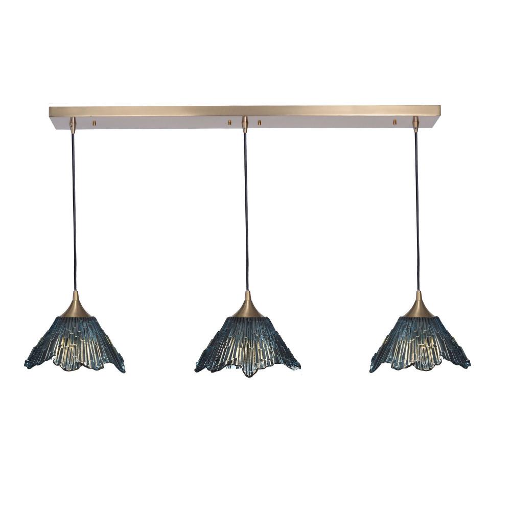 212 Summit: 3 Pendant Linear Chandelier