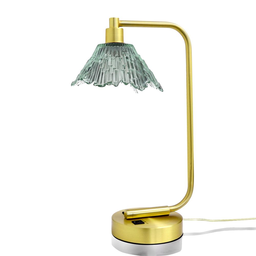 212 Summit: Table Lamp - Eco Clear / Satin Brass