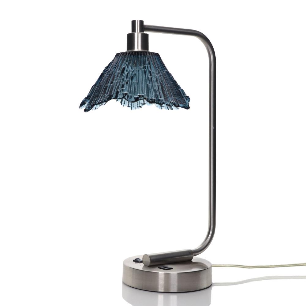 212 Summit: Table Lamp - Slate Gray / Brushed Nickel