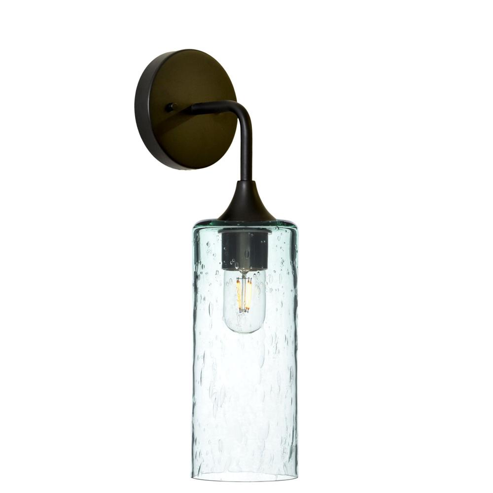 515 Lunar: Wall Sconce - Eco Clear / Matte Black
