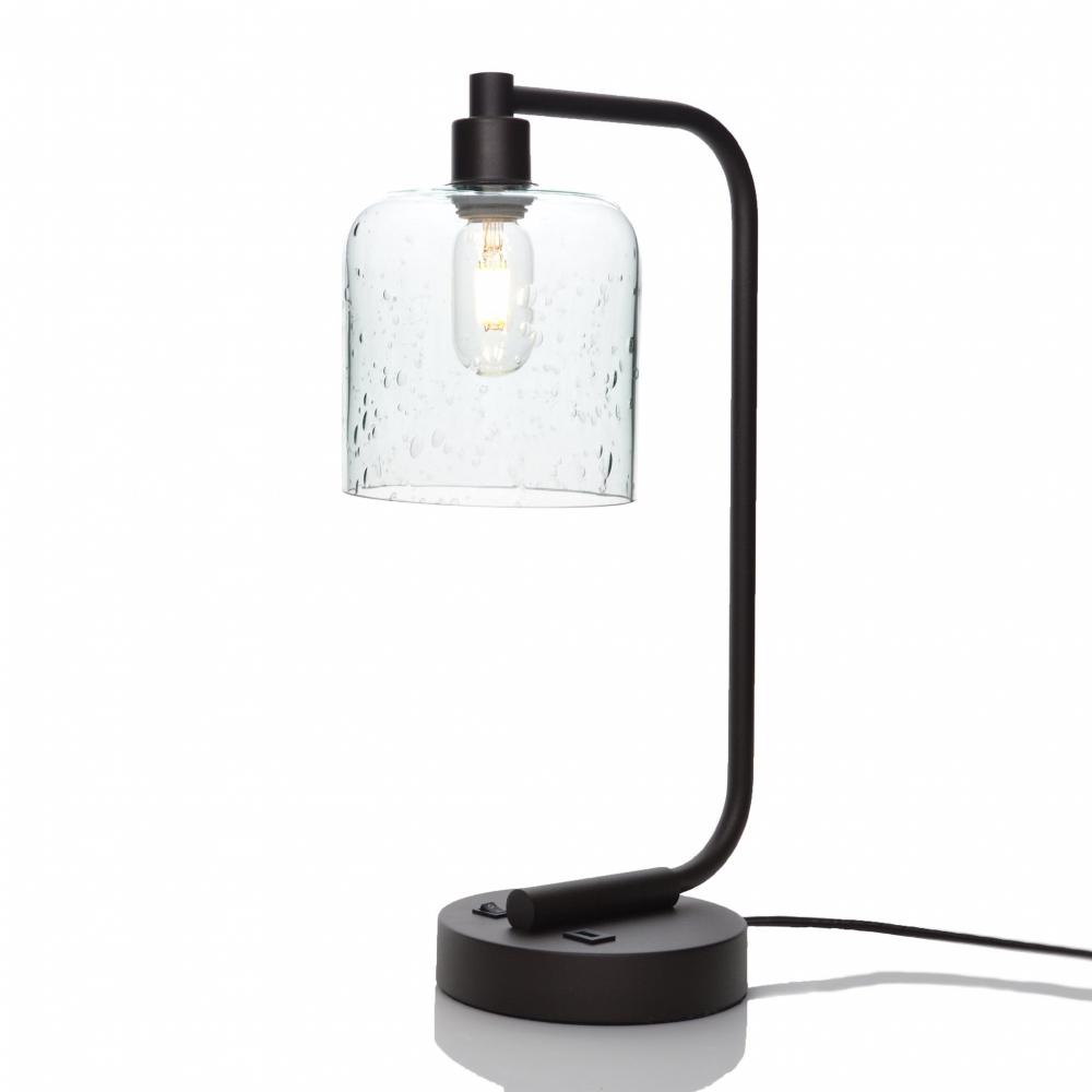 603 Lunar: Table Lamp - Eco Clear / Dark Bronze