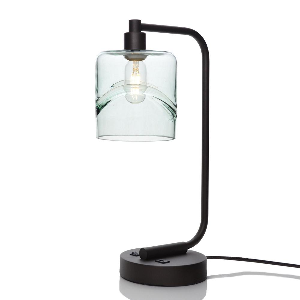 603 Swell: Table Lamp - Eco Clear / Matte Black