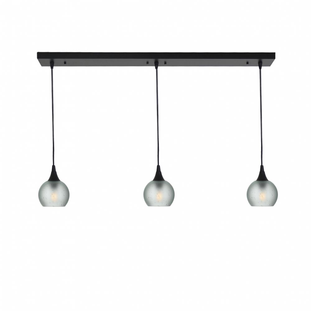 763 Celestial: 3 Pendant Linear Chandelier