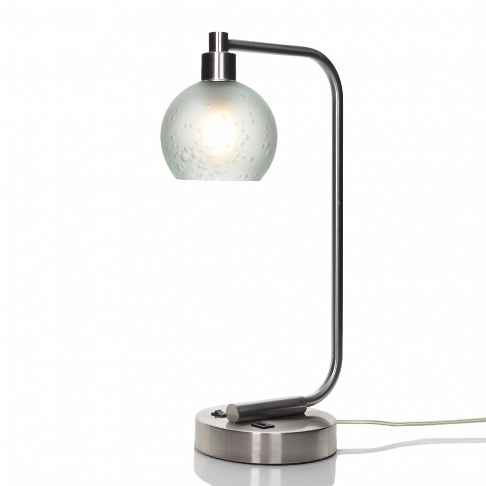 763 Celestial: Table Lamp - Eco Clear / Brushed Nickel