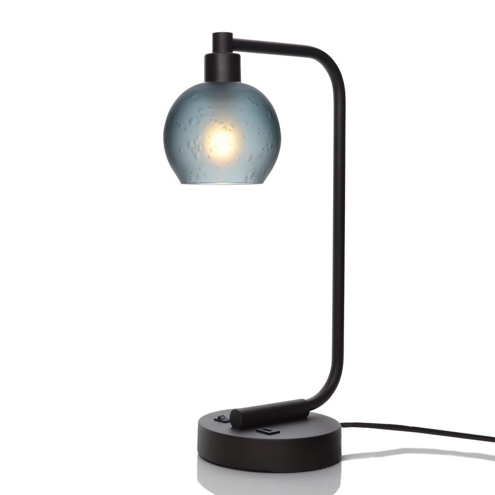 763 Celestial: Table Lamp - Slate Gray / Matte Black