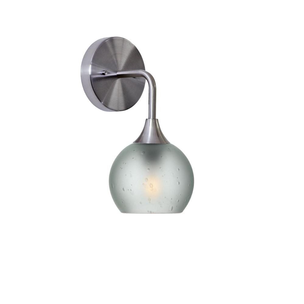 763 Celestial: Wall Sconce - Eco Clear / Brushed Nickel