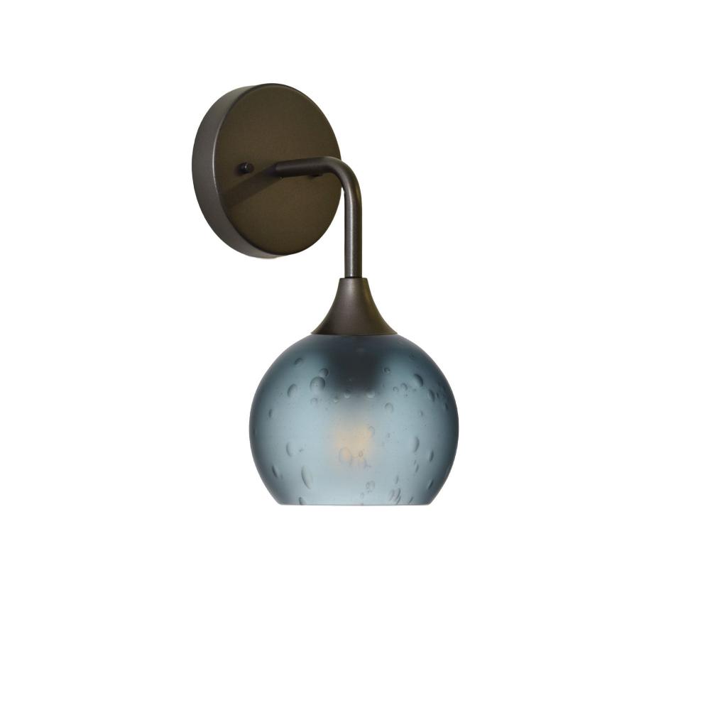763 Celestial: Wall Sconce - Slate Gray / Antique Bronze