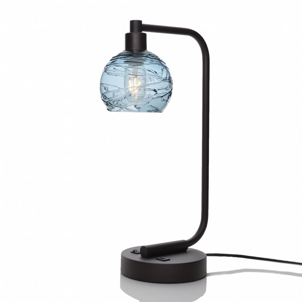 763 Spun: Table Lamp - Slate Gray / Dark Bronze