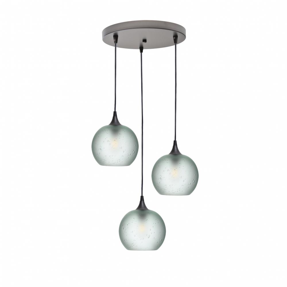 767 Celestial: 3 Pendant Cascade Chandelier