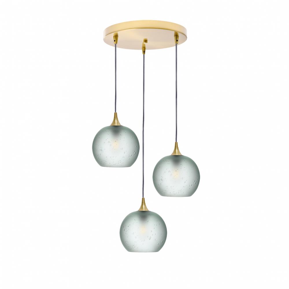 767 Celestial: 3 Pendant Cascade Chandelier