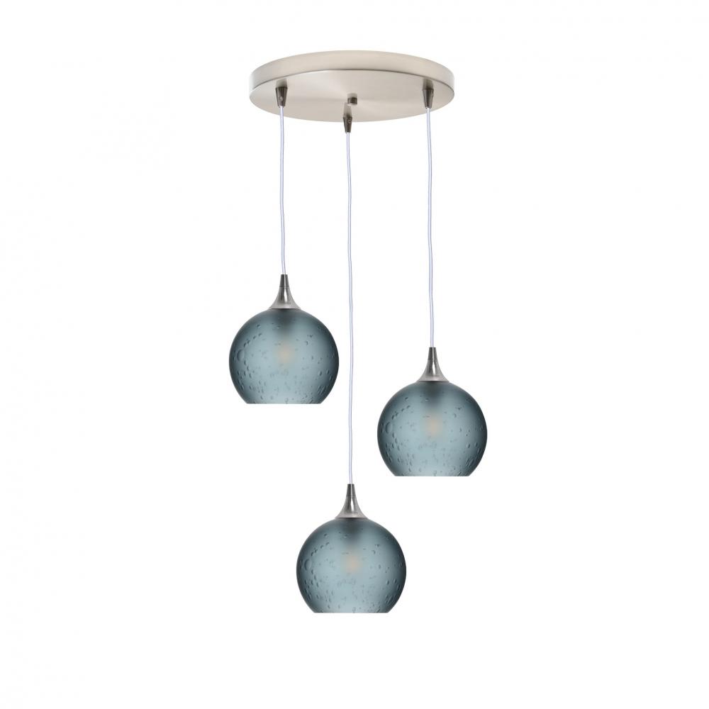 767 Celestial: 3 Pendant Cascade Chandelier