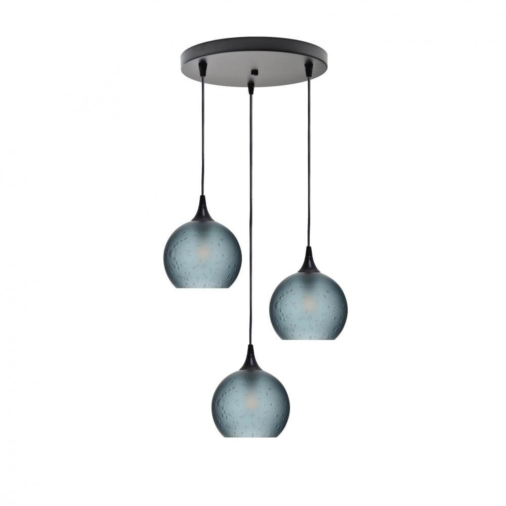 767 Celestial: 3 Pendant Cascade Chandelier