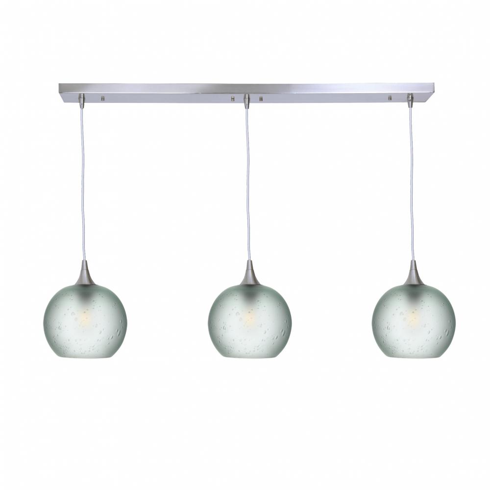 767 Celestial: 3 Pendant Linear Chandelier