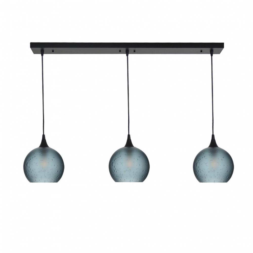 767 Celestial: 3 Pendant Linear Chandelier