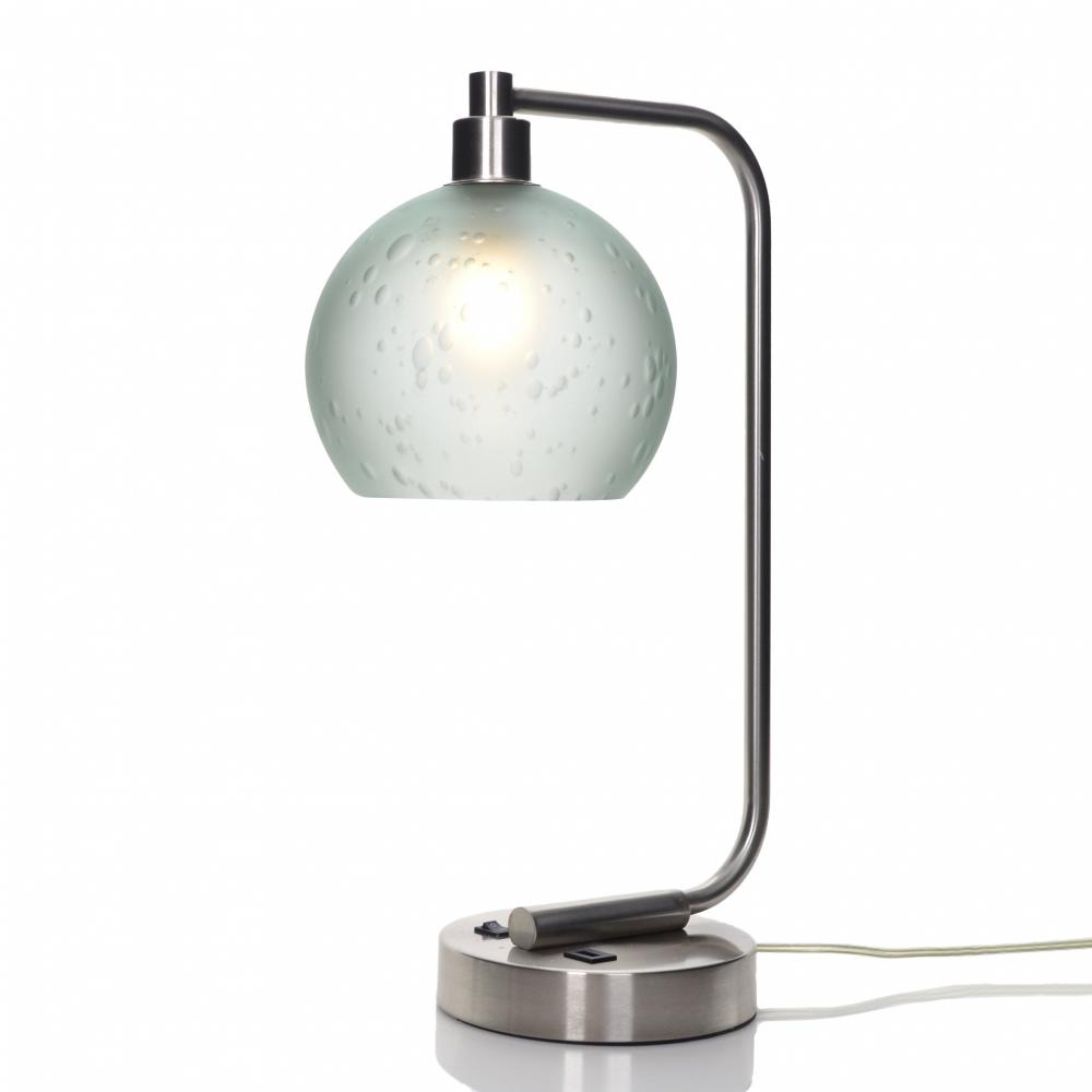 767 Celestial: Table Lamp - Eco Clear / Brushed Nickel