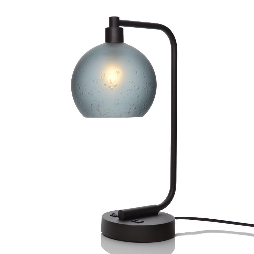 767 Celestial: Table Lamp - Slate Gray / Matte Black