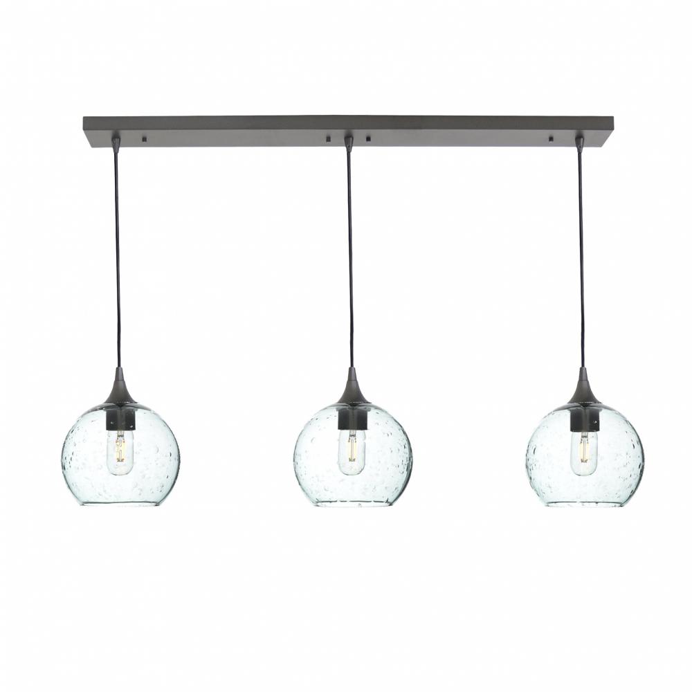 767 Lunar: 3 Pendant Linear Chandelier