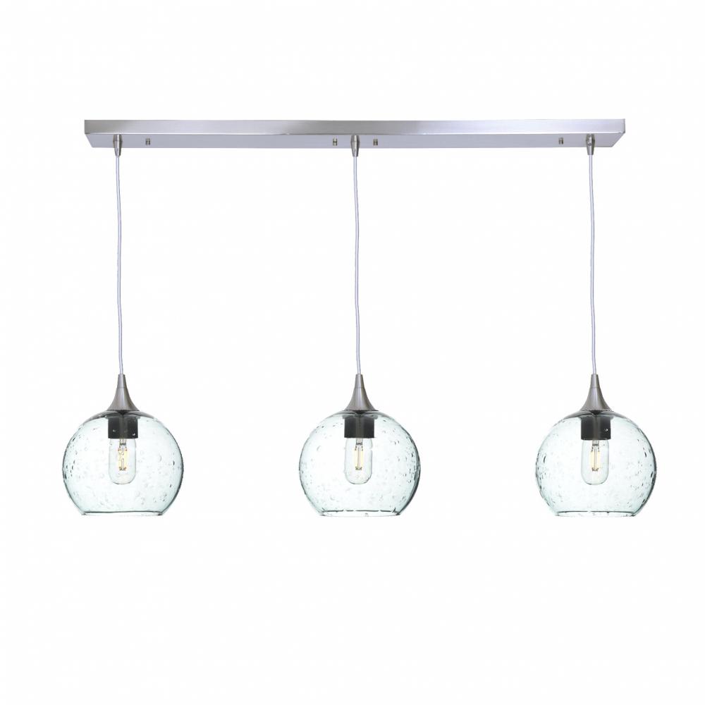 767 Lunar: 3 Pendant Linear Chandelier